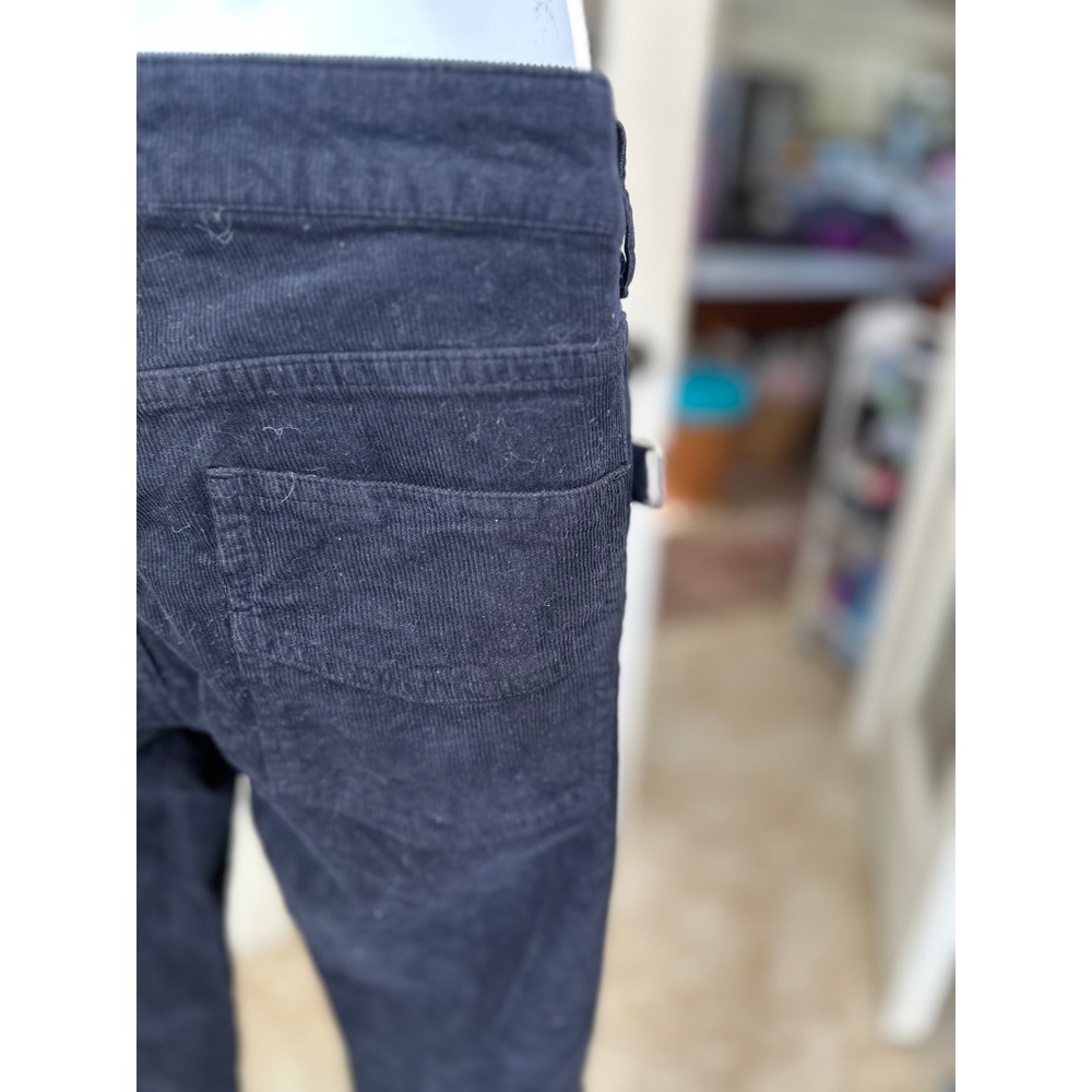 Zadig & Voltaire‎ Corduroy Pants Skinny Leg Dark Blue Casual Designer - Picture 7 of 14